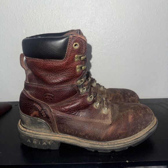 Ariat Cobalt XR Hermosa Mens 11 D Work Lace Up Boots Brown Leather Steel Toe